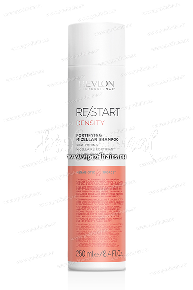 Revlon ReStart Density Fortifying Micelar Укрепляющий мицеллярный шампунь 250 мл.