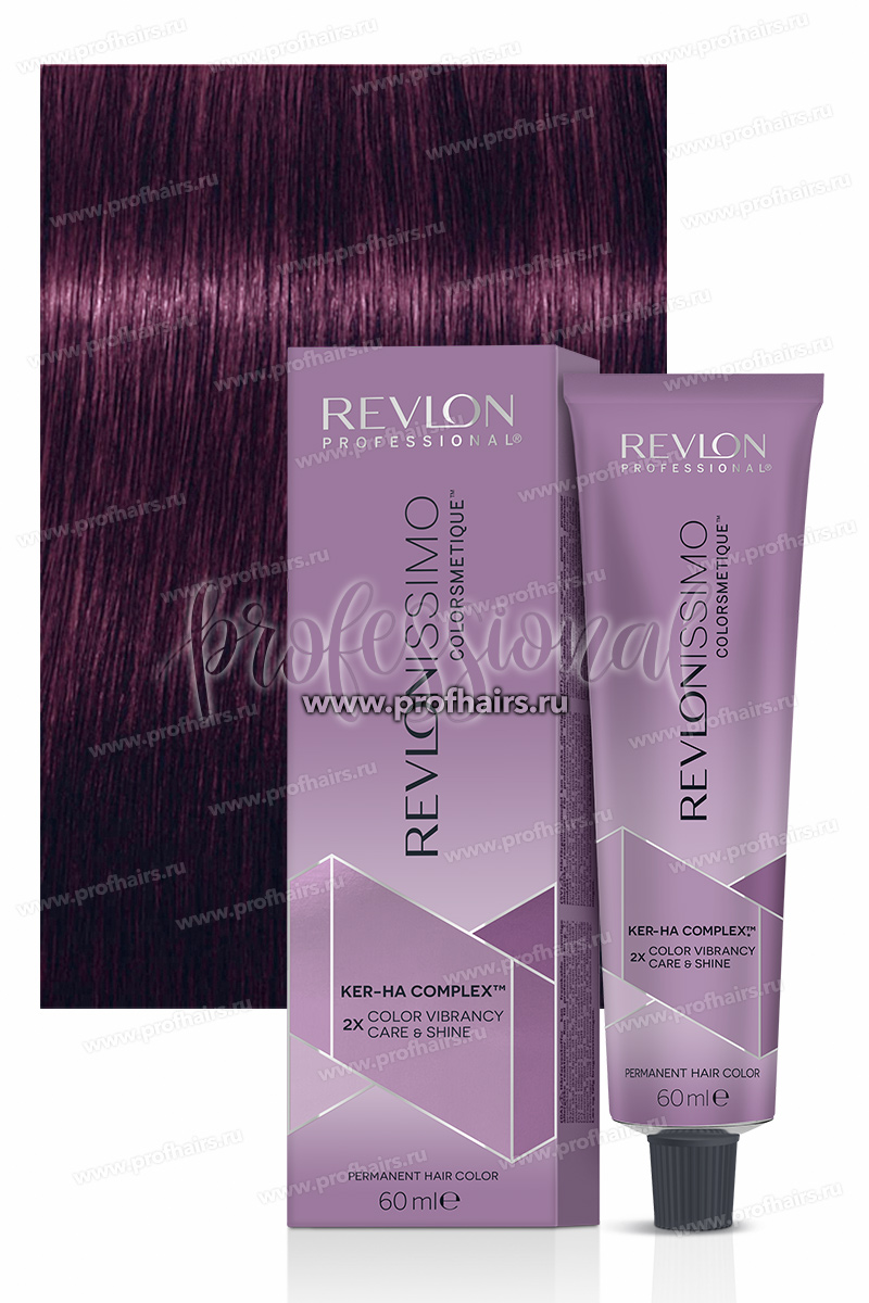 Revlon Revlonissimo Colorsmetique тон 55.22 Светло-коричневый интенсивный бургунди