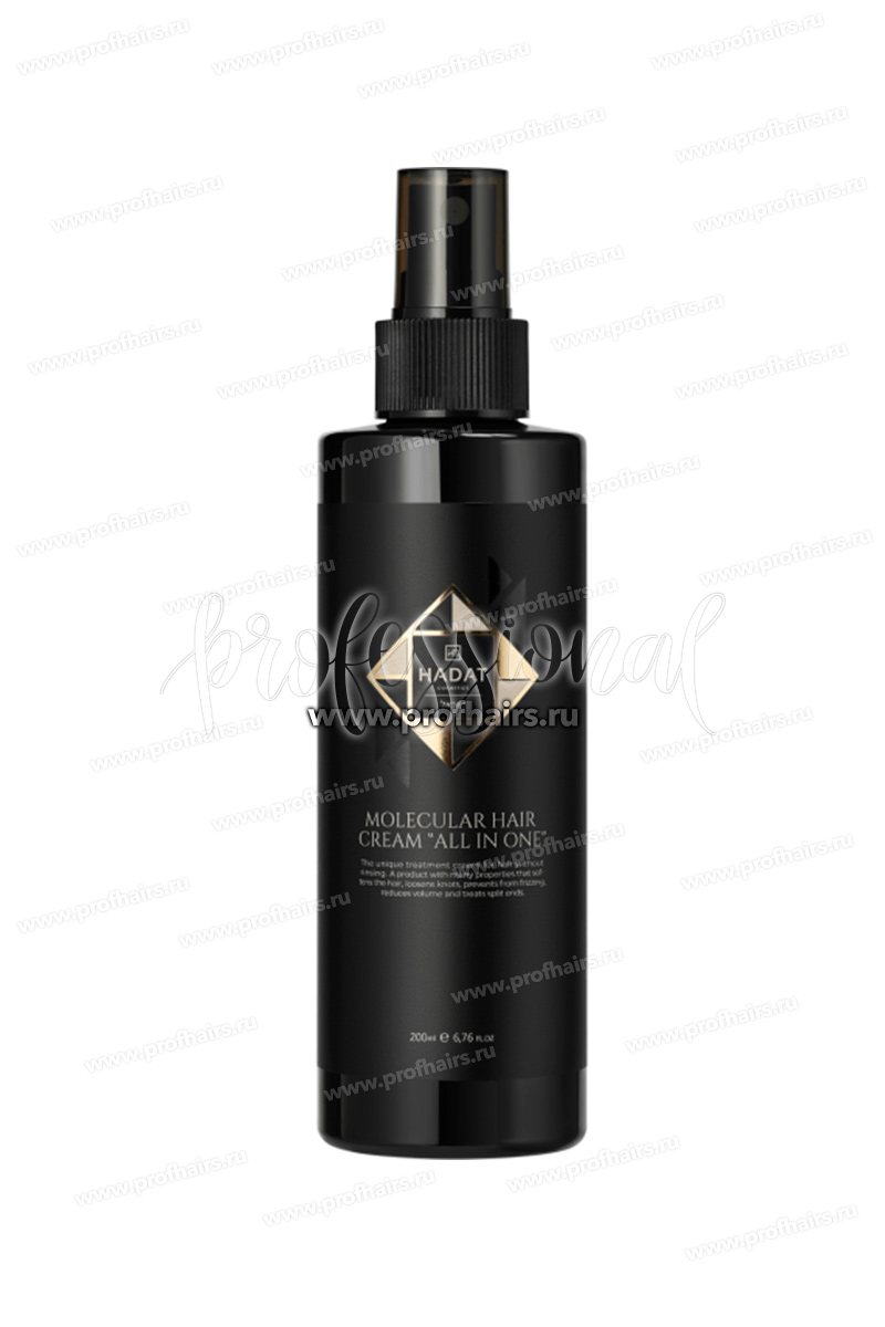 Hadat Cosmetics Molecular Hair Cream All in One Несмываемый крем-спрей 200 мл.