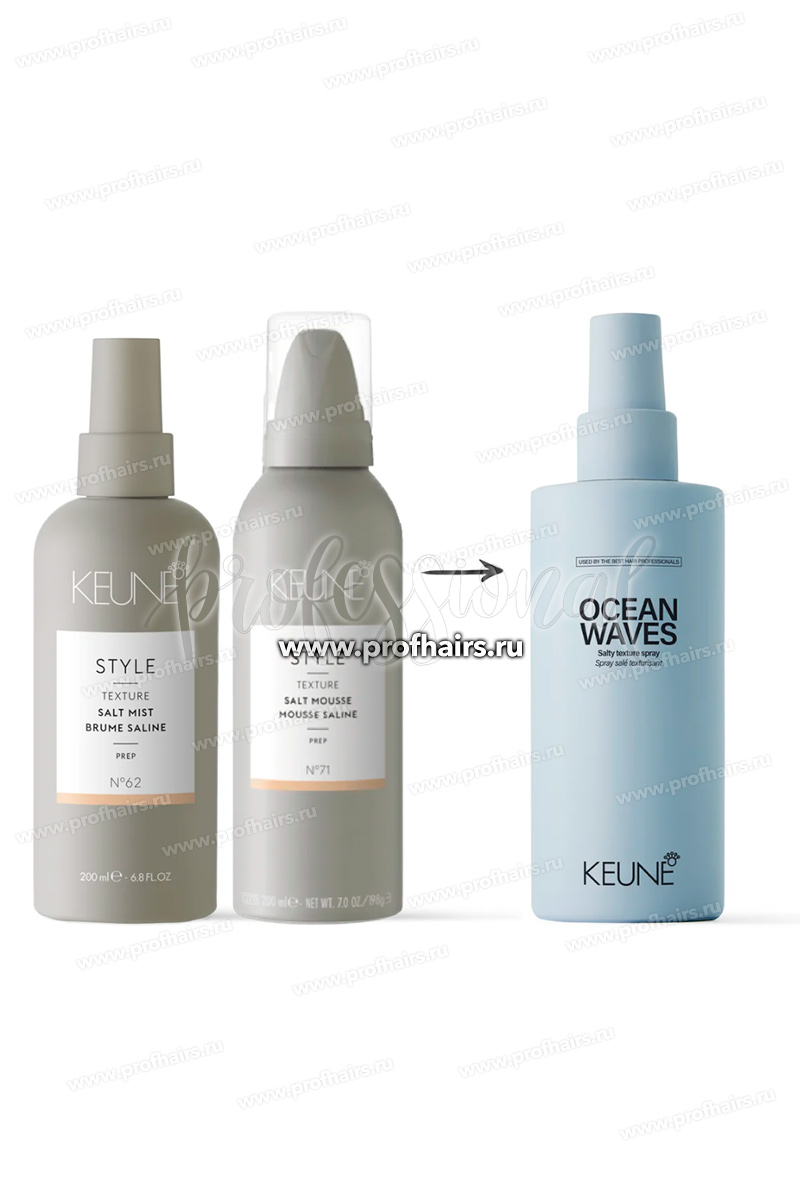 Keune Style Ocean Waves Спрей с морской солью Океанские волны 200 мл.