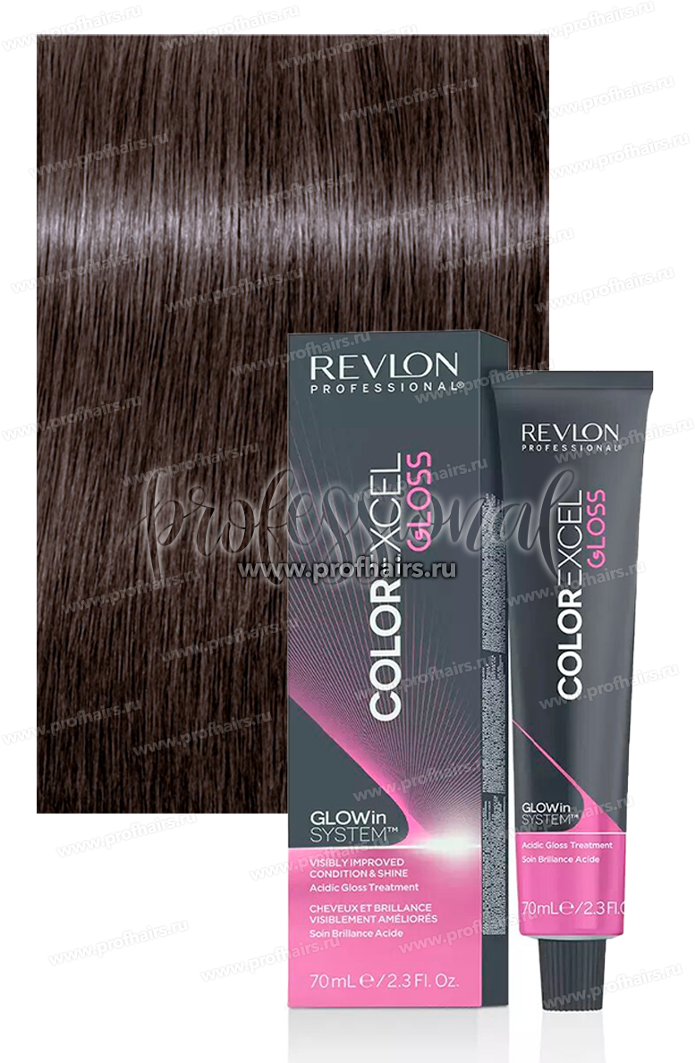 Revlon Color Excel Gloss 7.11 Кислотный краситель Кварц 70 мл.