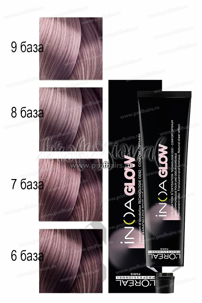 L'Oreal Inoa Glow Light Frozen Rose L.21 Перламутрово-пепельный 60 мл.