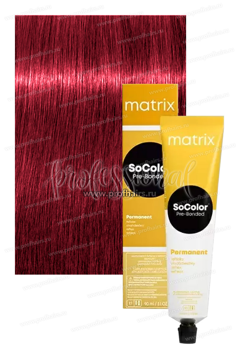 Matrix SoColor Pre-Bonded 7RR+ Блондин глубокий красный плюс 90 мл.