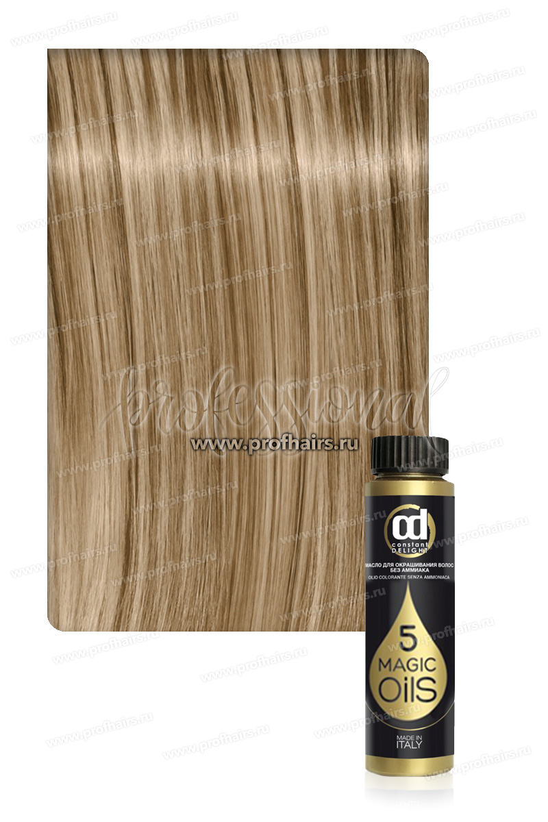 Constant Delight 5 Magic Oil Масло для окрашивания волос без аммиака 9/02 экстра светло-русый натуральный пепельный 50 мл.