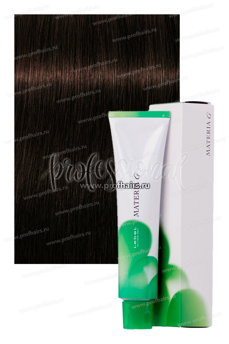 Lebel Materia G WB-5G Краска для седых волос Тон Светлый шатен теплый коричневый 120 гр.