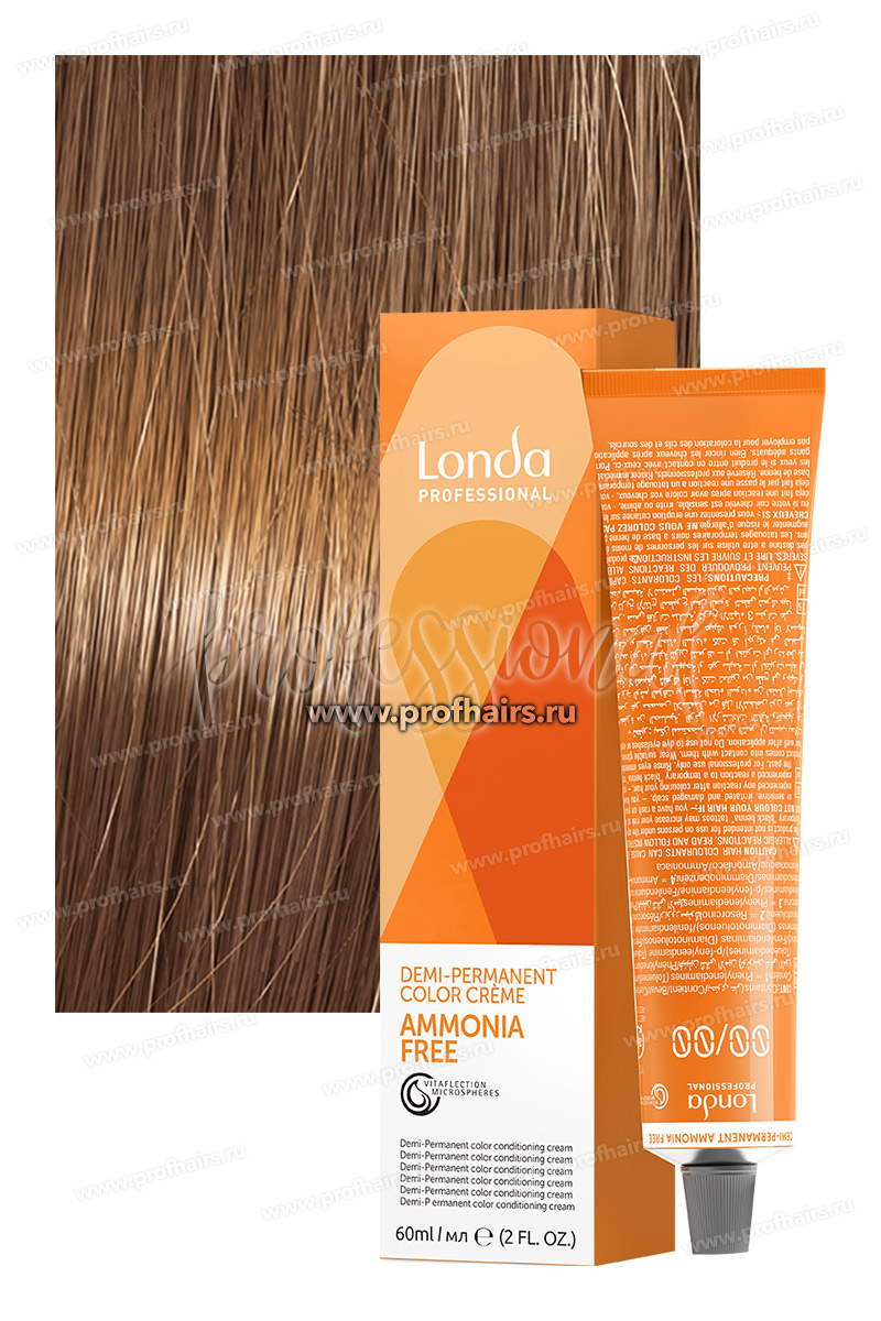 Londa Ammonia-Free 7/73 Блонд коричнево-золотистый Интенсивное тонирование 60 мл.