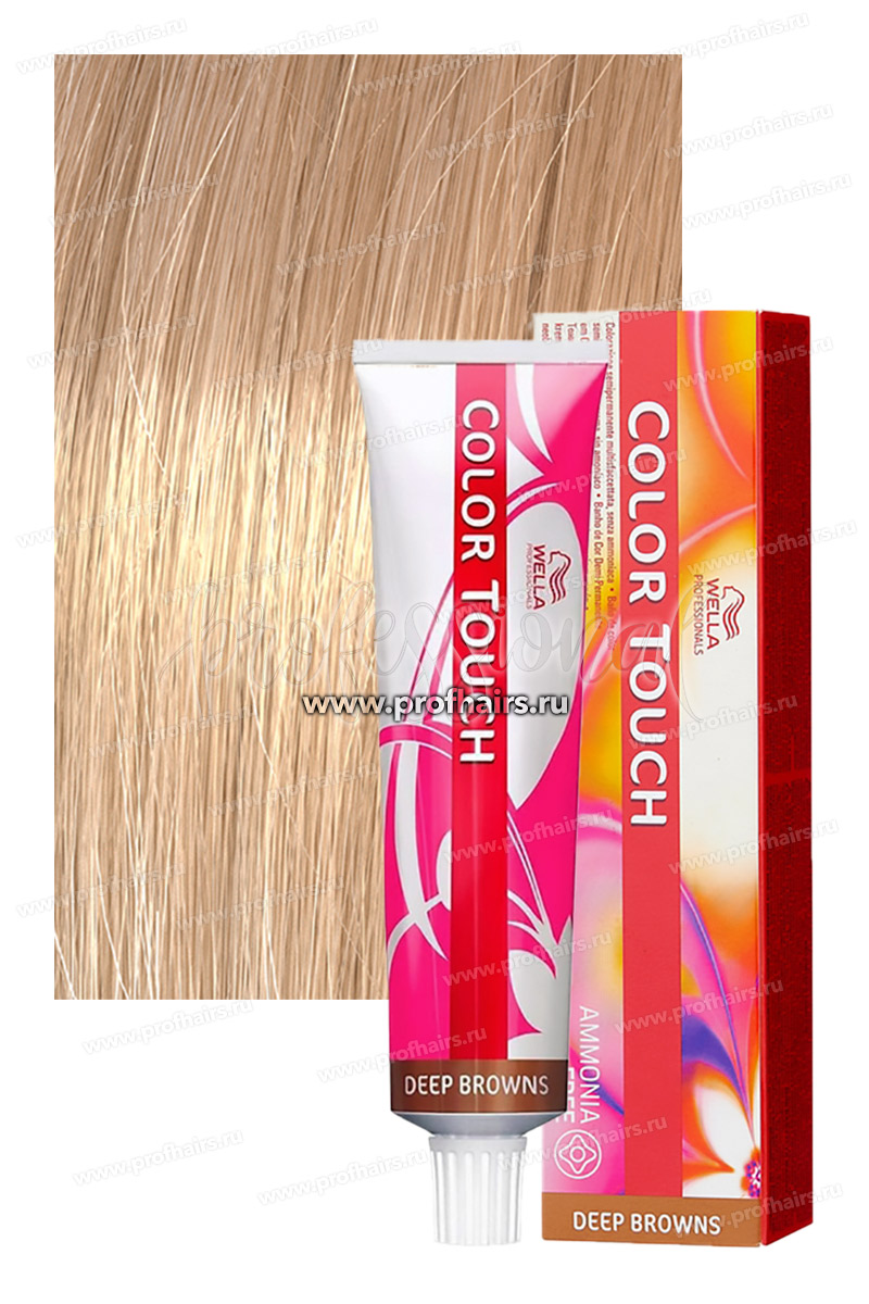 Wella Color Touch Vibrant Reds 10/34 Яркий блонд золотисто-красный Оттеночная крем-краска 60 мл.