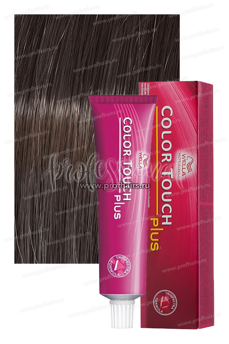 Wella Color Touch Plus 66/07 Кипарис  Оттеночная крем-краска покрытие седины 70%  60 мл.