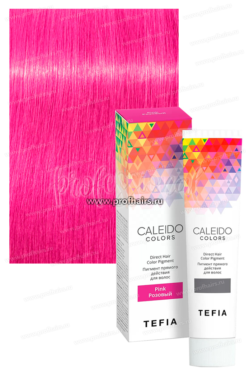 Tefia CALEIDO Colors Пигмент прямого действия для волос Розовый 100 мл.