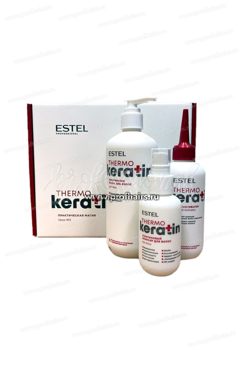 Estel ThermoKeratin Набор для кератинового восстановления волос