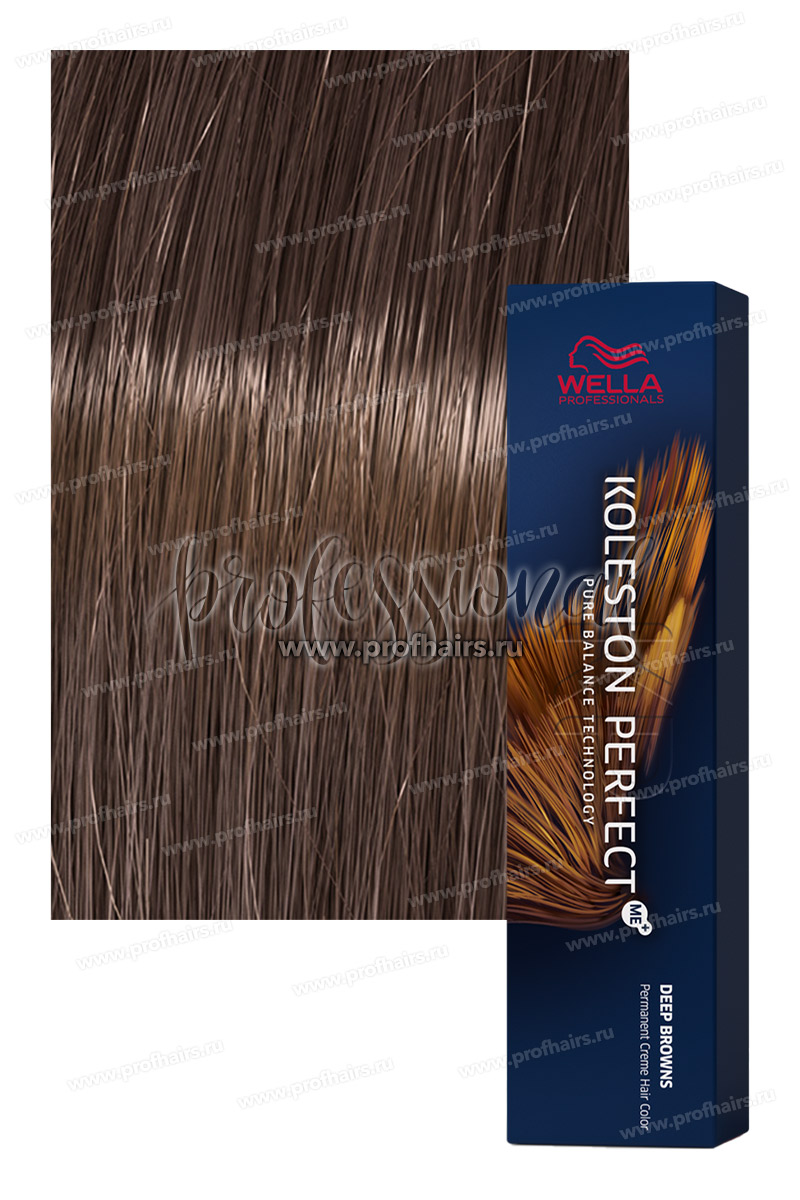 Wella Koleston Deep Brown 5/75 Светло-коричневый коричнево-махагоновый Темный палисандр 60 мл.