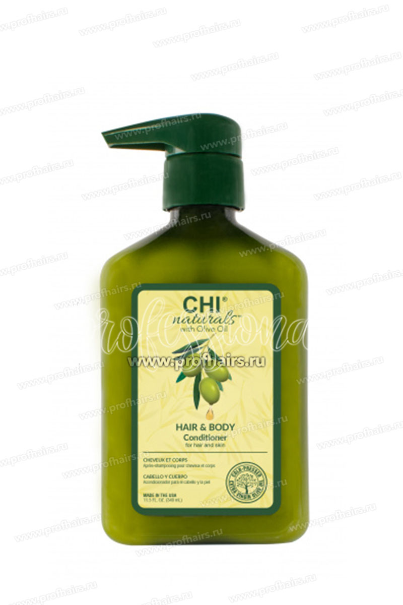Chi Naturals with Olive Oil Conditioner Body Wash Hair & Body Кондиционер для волос и тела с маслом оливы 340 мл.