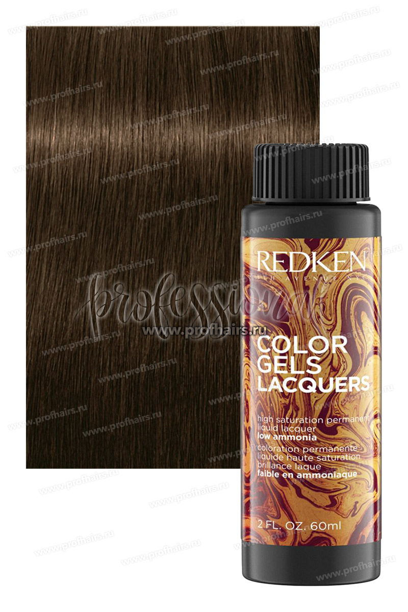 Redken Color Gel Lacquers 6NW Brandy Перманентный щелочной краситель 60 мл.