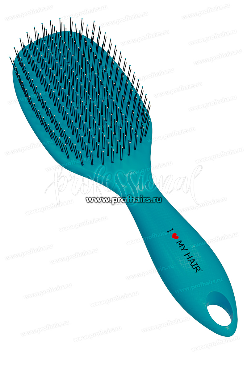 Ginko Spider Classic 1502 Щетка для расчесывания волос Бирюзовая, глянцевая размер L
