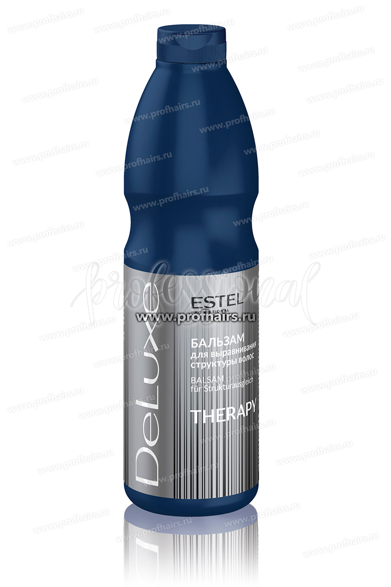Estel De Luxe Therapy Бальзам  для выравнивания структуры волос 1000мл.