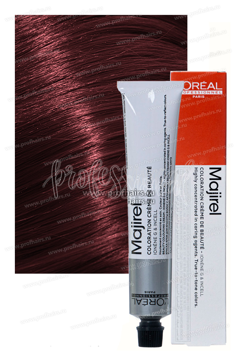 L'Oreal Majirel Краска для волос Мажирель 4.60 Шатен Красный натуральный 50 мл.