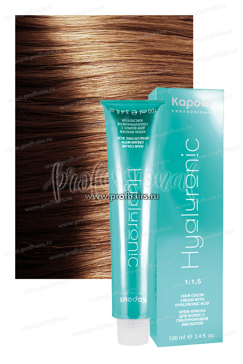 Kapous Hyaluronic Acid 7.4 Блондин медный 100 мл.