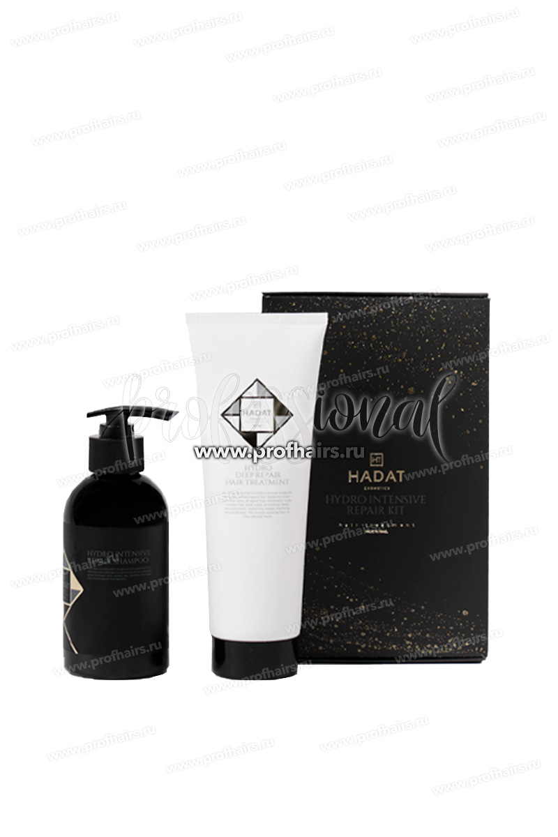 Hadat Cosmetics Hydro Intensive Repair Kit Набор для восстановления волос - шампунь 250 мл. + маска 250 мл.