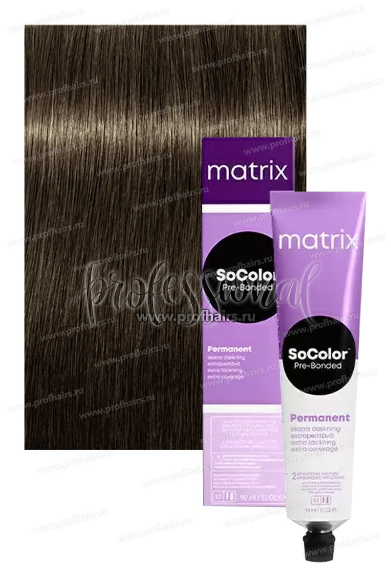 Matrix SoColor Pre-Bonded 506NJ Темный блондин натуральный нефритовый 90 мл.