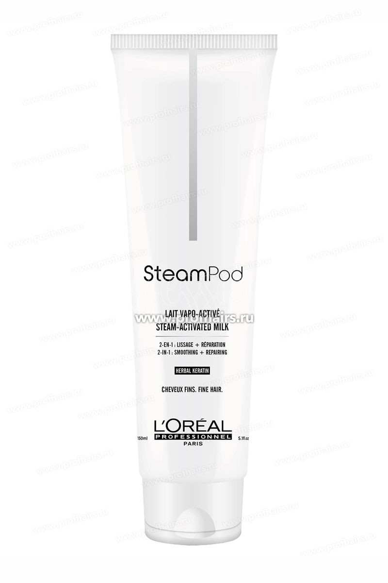 L'Oreal SteamPod Активируемое паром молочко для тонких волос 150 мл.