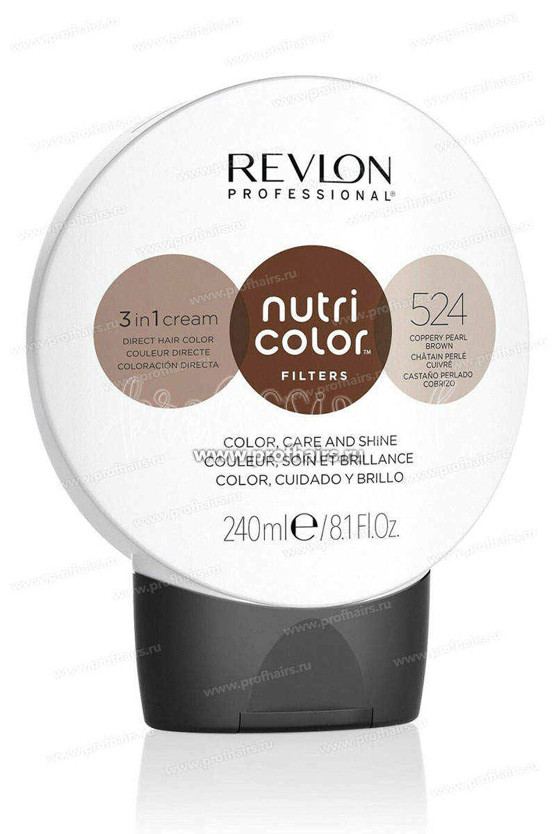 Revlon Nutri Color Filters 524 Коричневый Медно-перламутровый 240 мл.