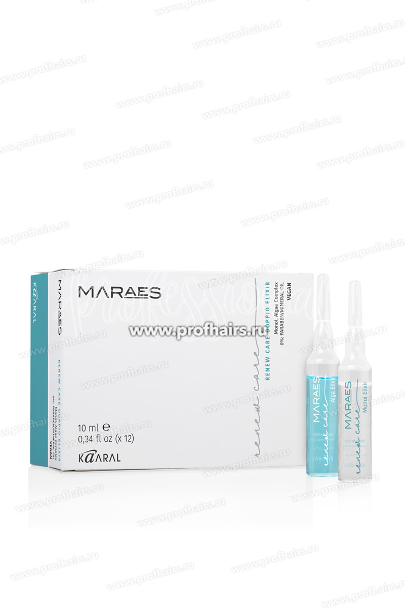 Kaaral Maraes Renew Care Восстанавливающий эликсир для тусклых и поврежденных волос 12*10 мл.