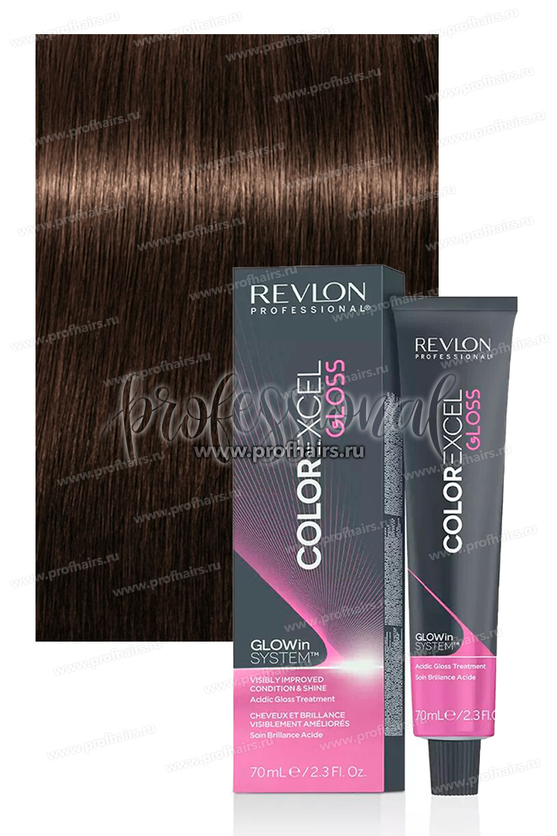 Revlon Color Excel Gloss 5.8 Кислотный краситель шоколадно-нюдовый 70 мл.