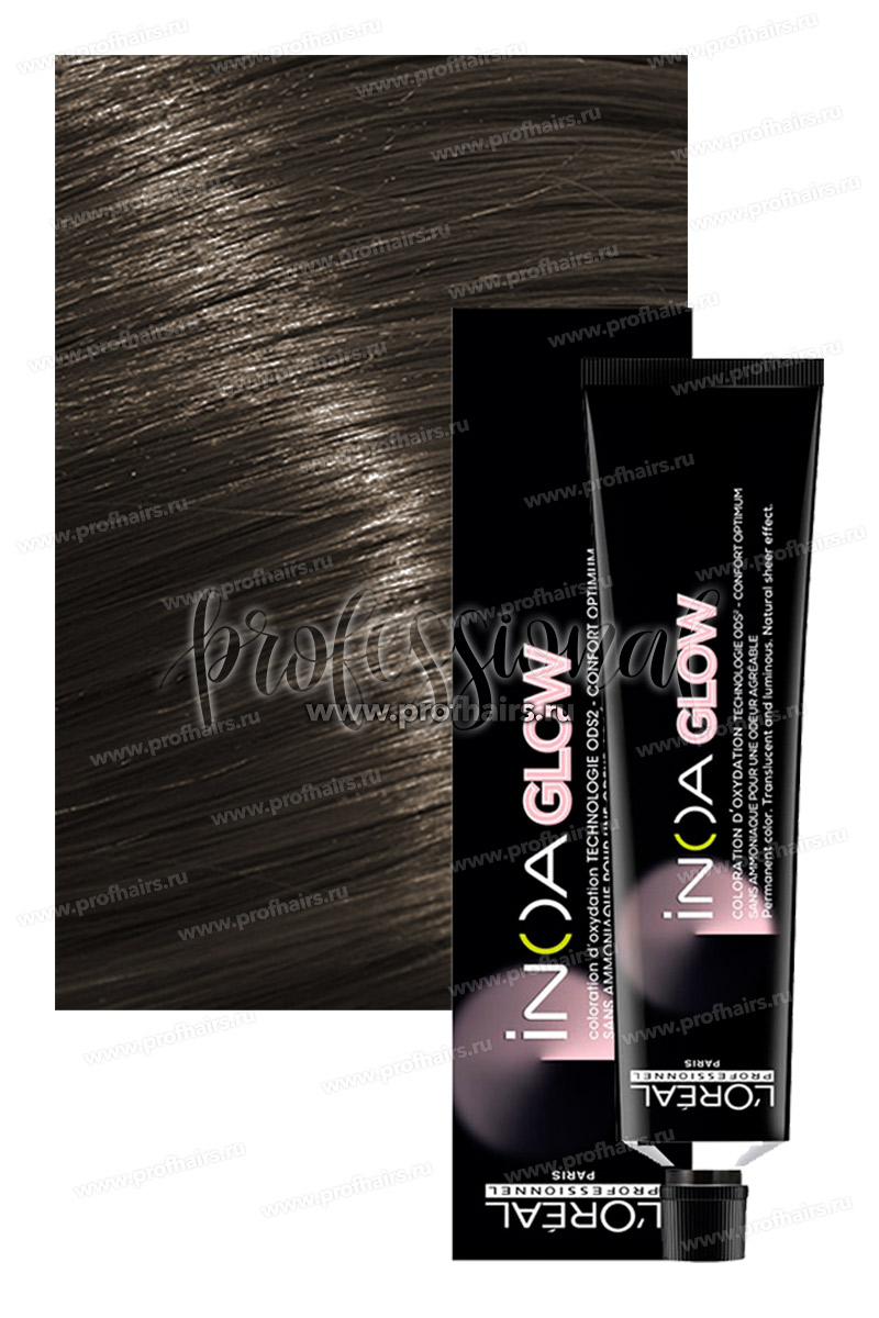 L'Oreal Inoa Glow Dark Taupe Less D.13 Пепельно-золотистый 60 мл.