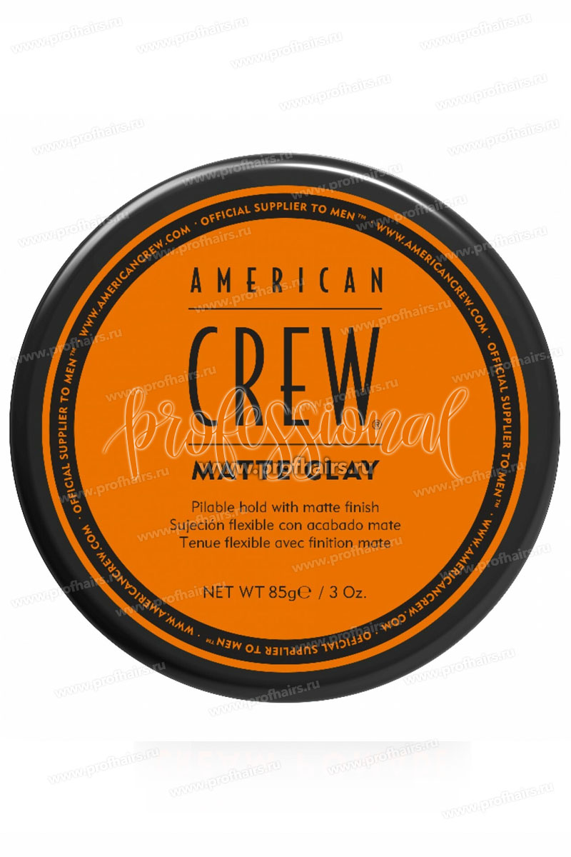 American Crew Matte Clay Пластичная матовая глина 85 мл.