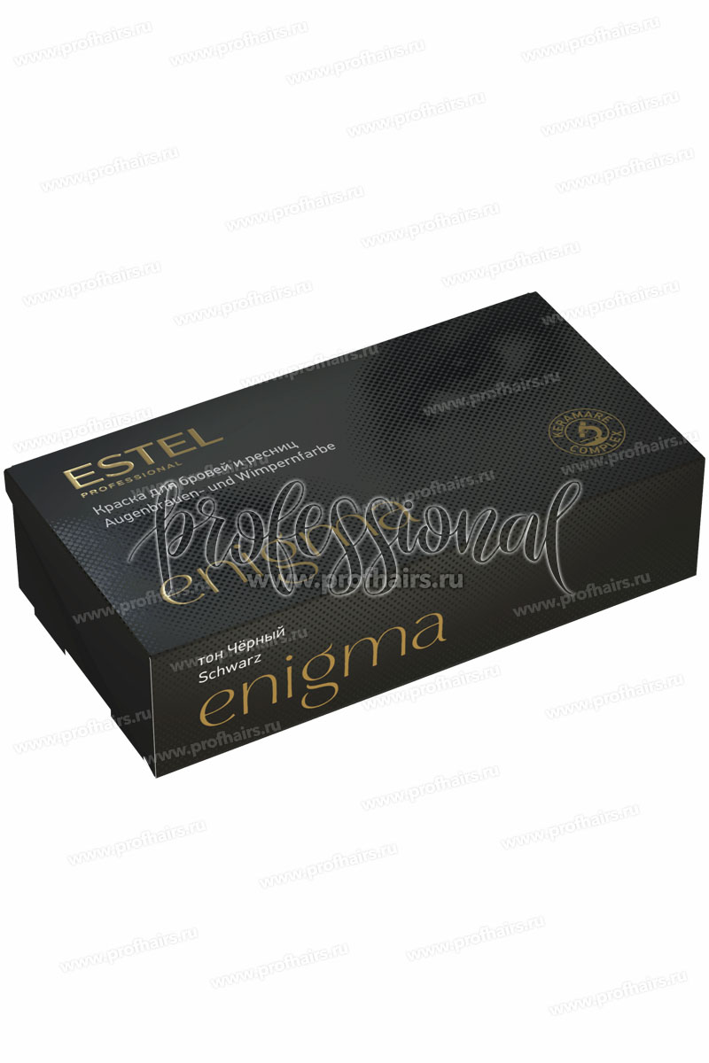 Estel Enigma Краска для бровей и ресниц Тон черный (набор)