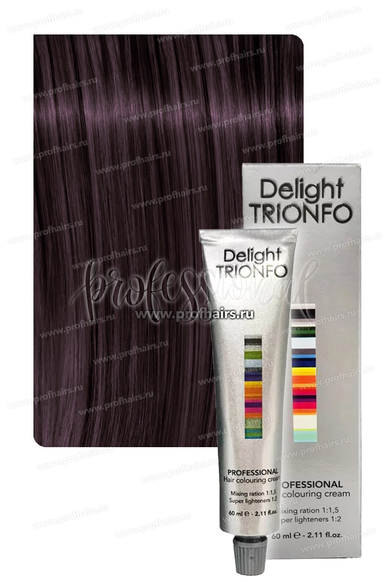 Constant Delight Trionfo Стойкая крем-краска для волос 5-9 Светло-коричневый фиолетовый 60 мл.