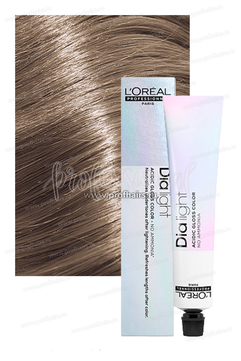 L'Oreal Dia Light 8.18 Светлый блондин пепельный мокка 50 мл.