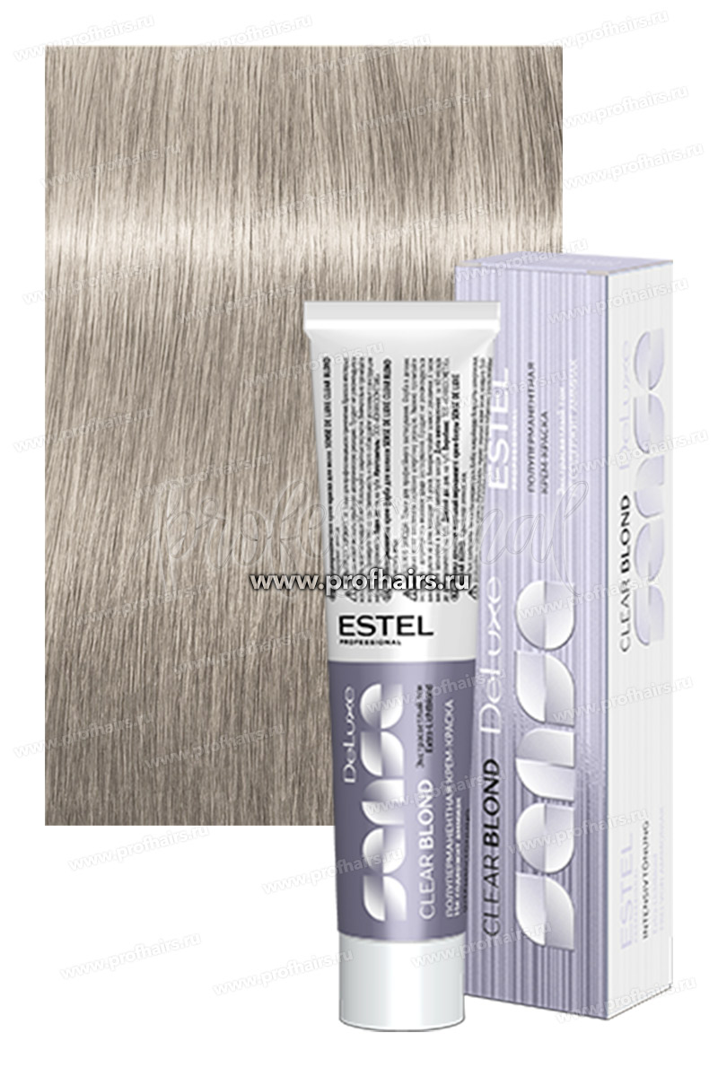 Estel Sense Clear Blond DeLuxe 11/17 Очень светлый блондин пепельно-коричневый 60 мл.