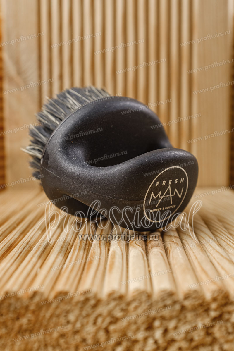 Freshman Щетка парикмахерская для фейда из натуральной щетины кабана ручной работы, щетка-сметка для сметывания волос FADE R