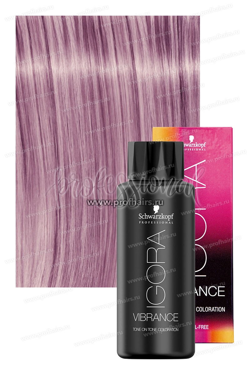 Schwarzkopf Igora Vibrance 9,5-19 Светлый блондин пастельный сандрэ фиолетовый Безаммиачный краситель тон-в-тон 60 мл.