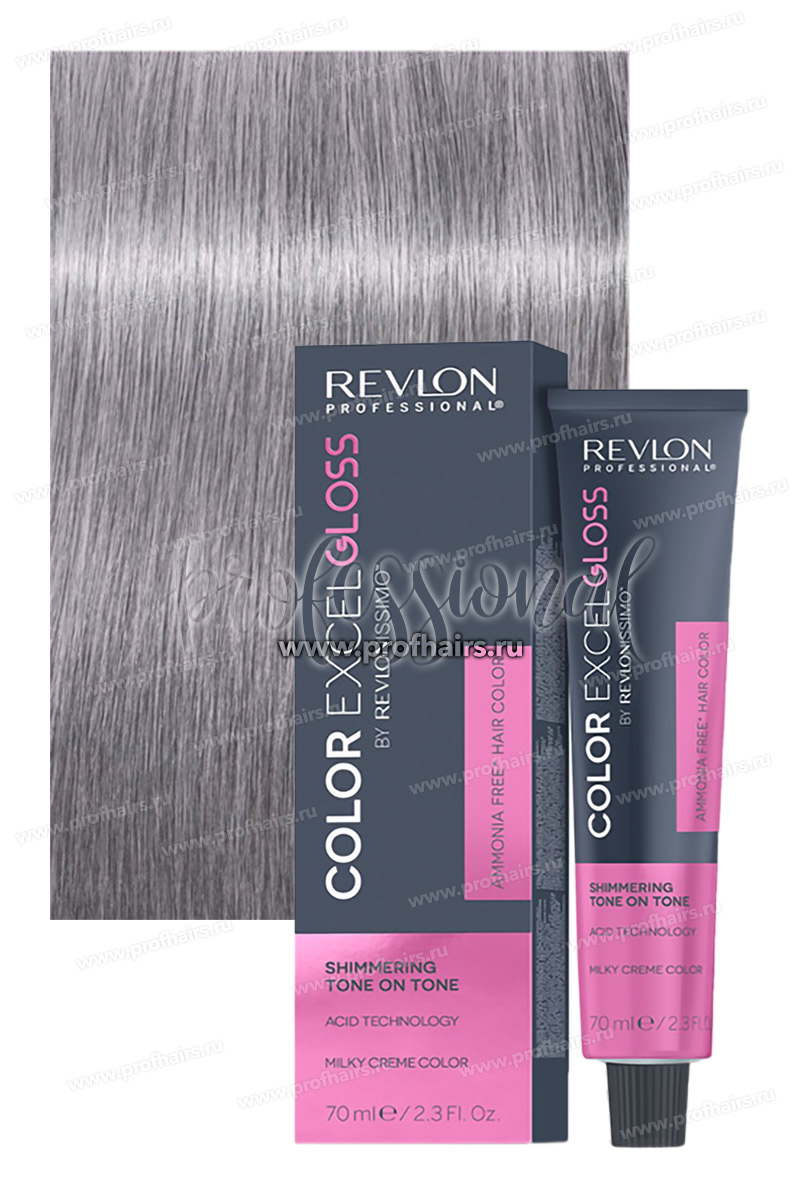 Revlon Color Excel Gloss .11 Кислотный краситель тон в тон Серебристо-пепельный 70 мл.