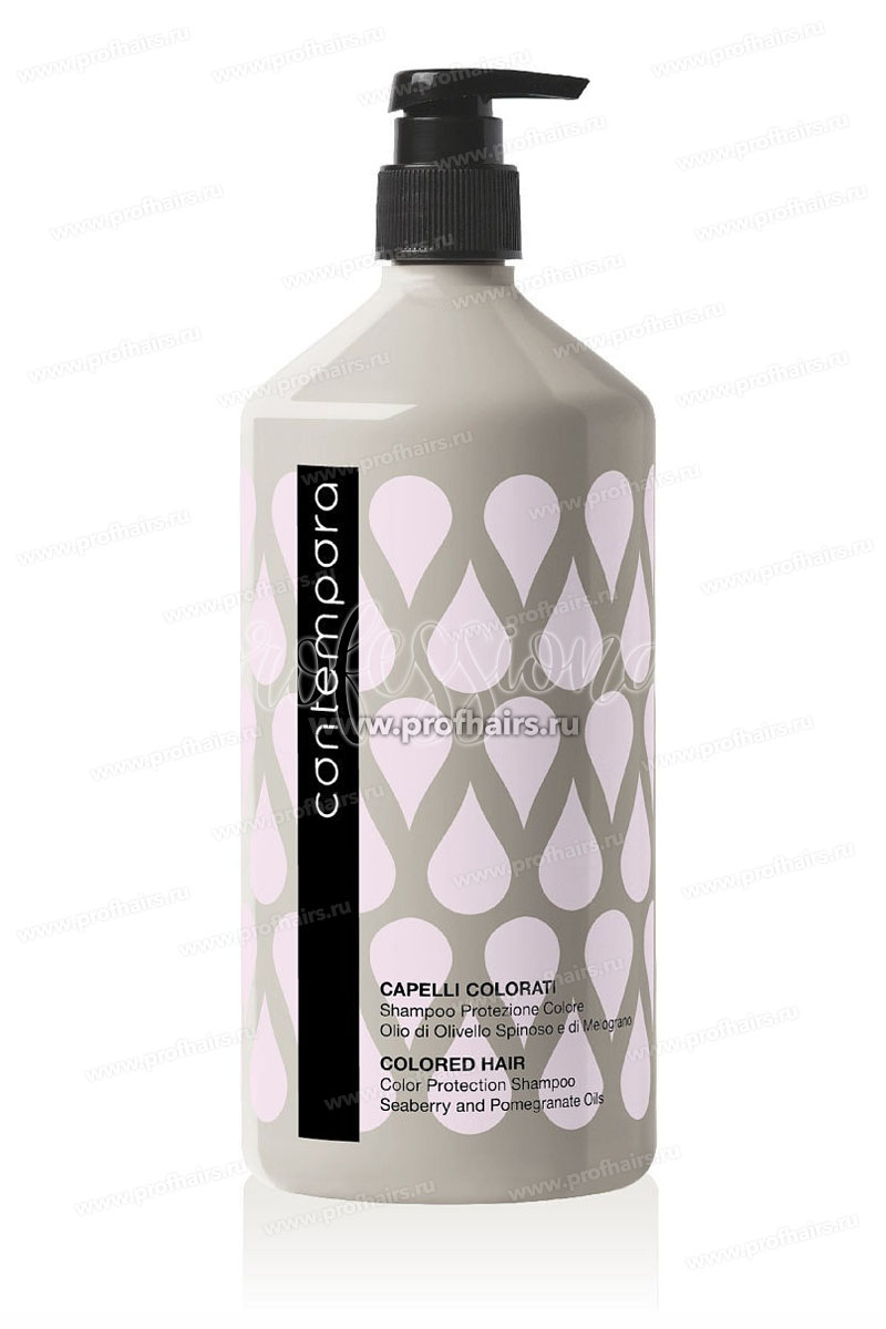 Barex Contempora Colored Hair Shampoo Шампунь для сохранения цвета с маслом облепихи и маслом граната 1000 мл.