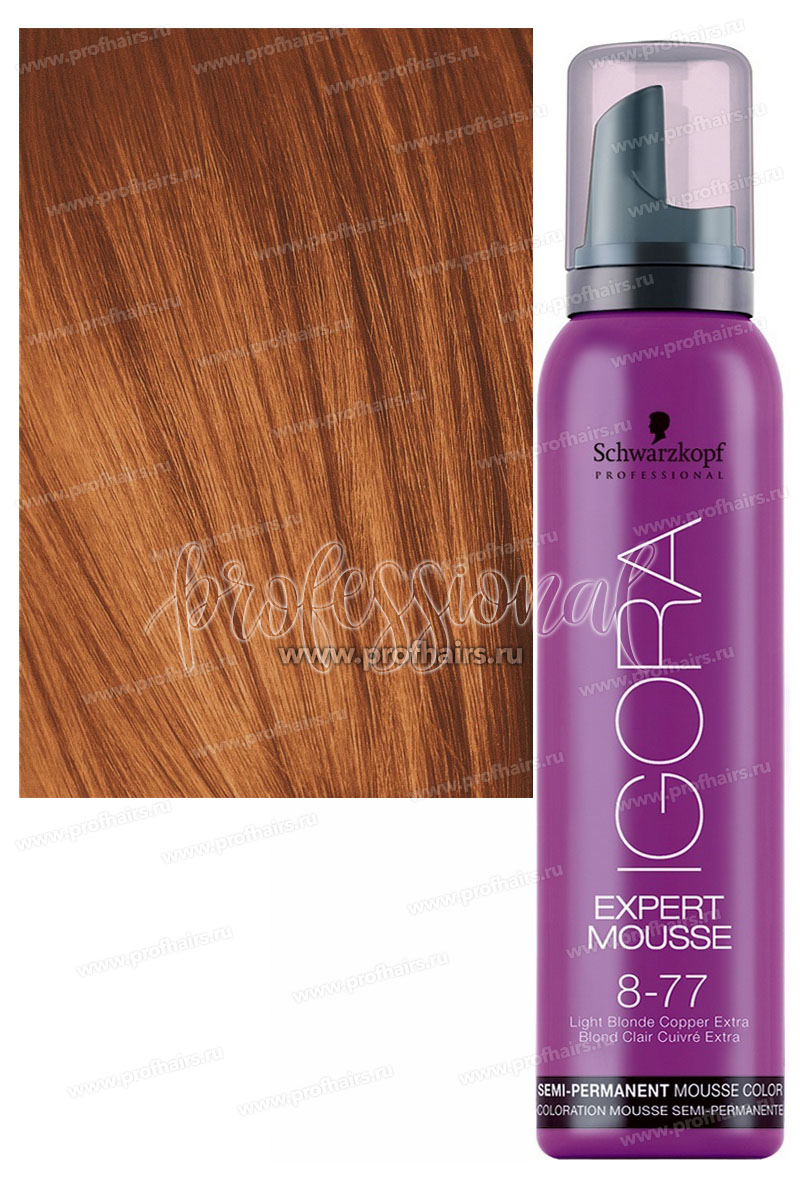 Schwarzkopf Igora Expert Mousse Тонирующий мусс 8-77  100 мл.