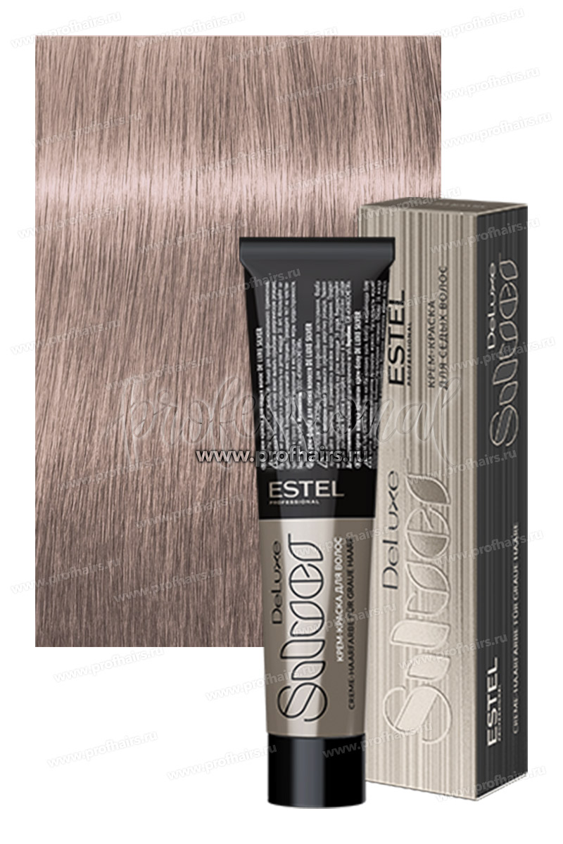 Estel De Luxe Silver 10/76 Светлый блондин коричнево-фиолетовый Крем-краска для седых волос 60 мл.