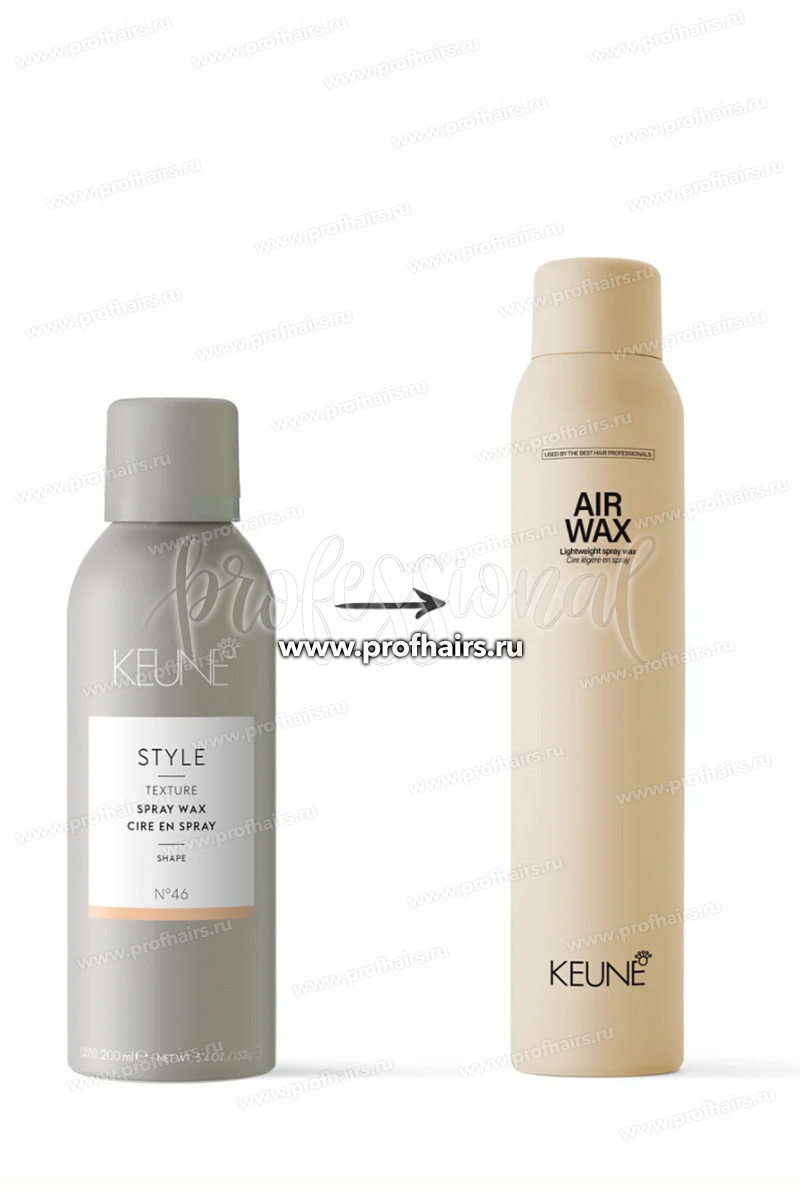 Keune Style Air Wax Воск-спрей воздушный для укладки волос 200 мл.