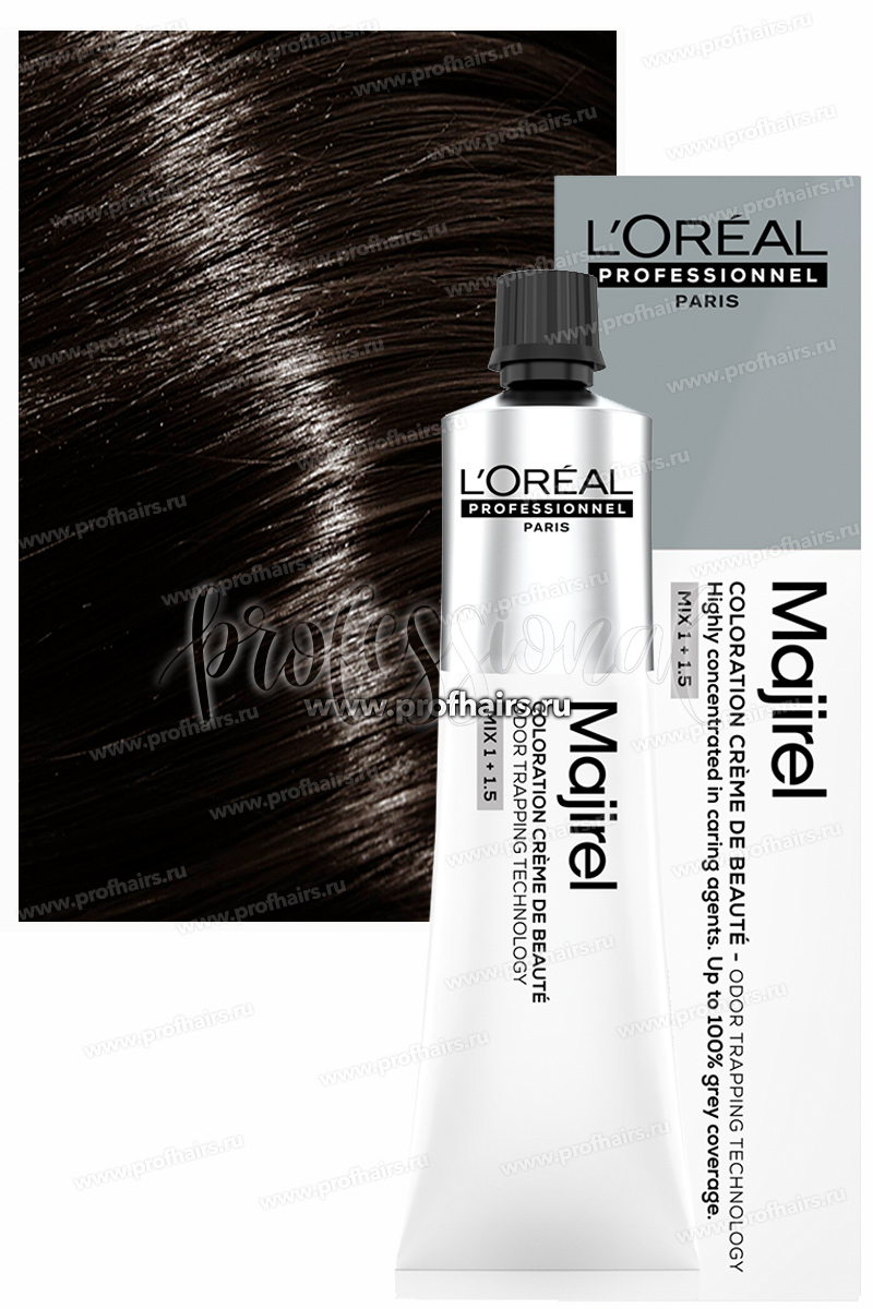 L'Oreal Majirel Мажирель 4-0 Шатен глубокий 60 мл.