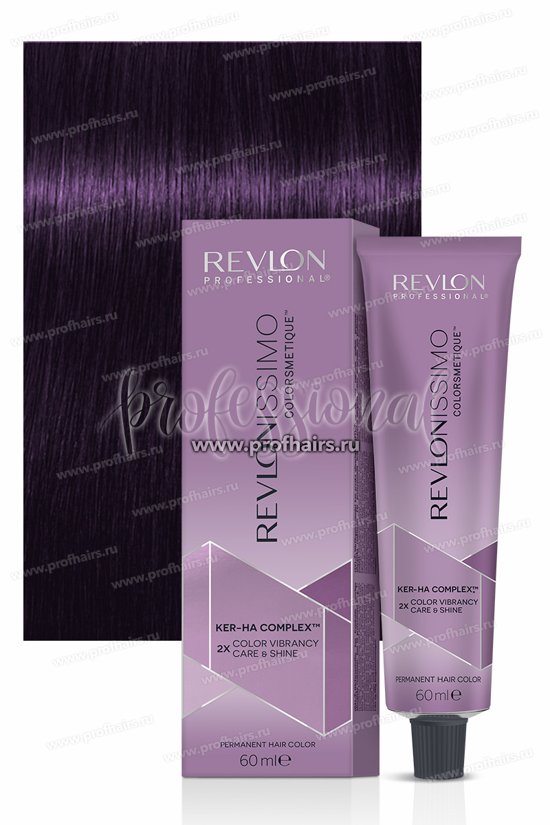 Revlon Revlonissimo Colorsmetique тон 33.22 Темно-коричневый интенсивный бургунди