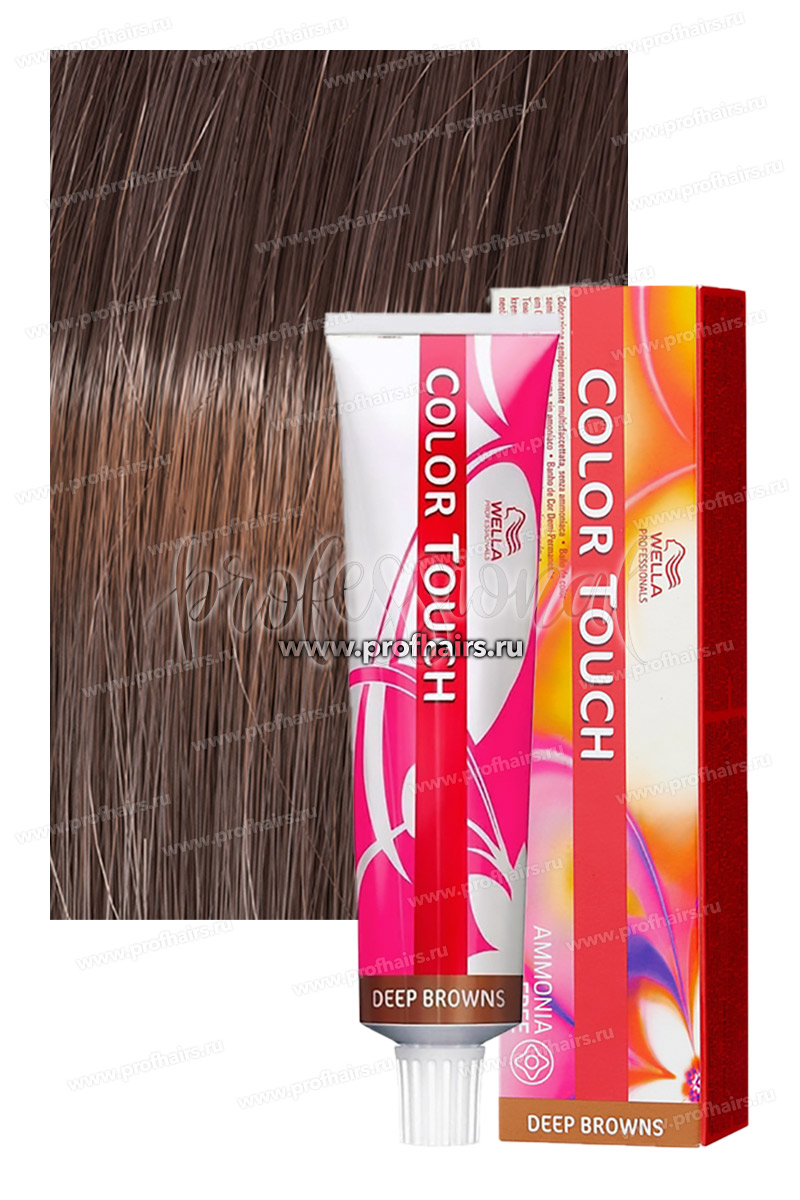 Wella Color Touch Deep Brown 7/75 Светлый палисандр Оттеночная крем-краска 60 мл.