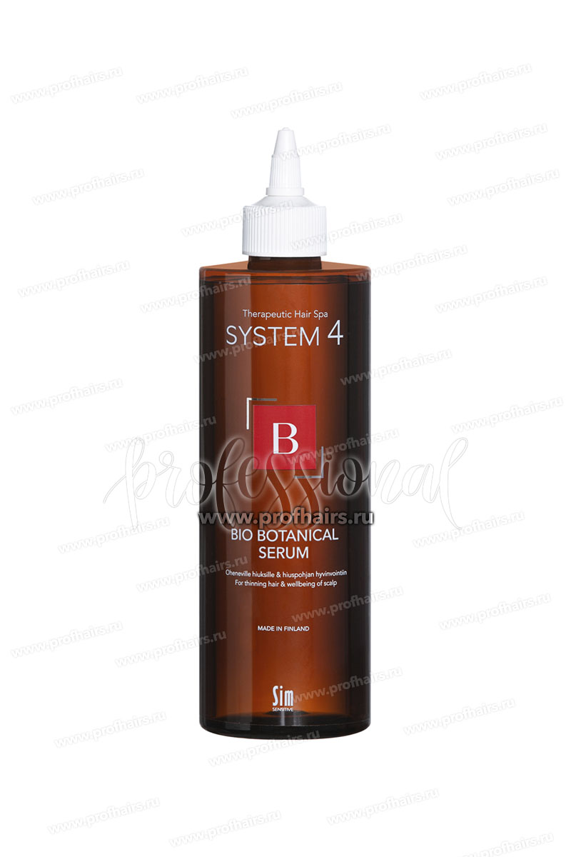 System 4 Bio Botanical Serum Сыворотка против выпадения и стимуляции роста волос 500 мл.