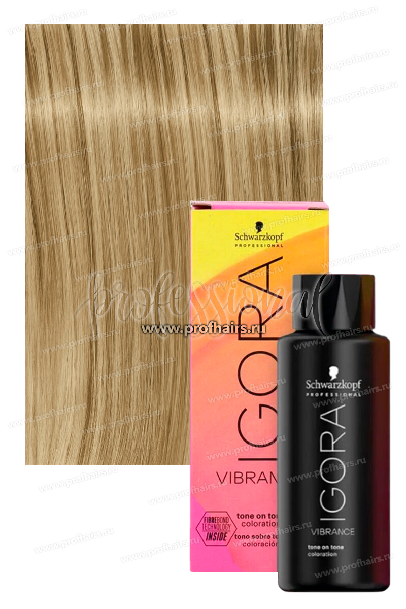 Schwarzkopf Igora Vibrance 10-4 Очень светлый блондин бежевый Безаммиачный краситель тон-в-тон 60 мл.