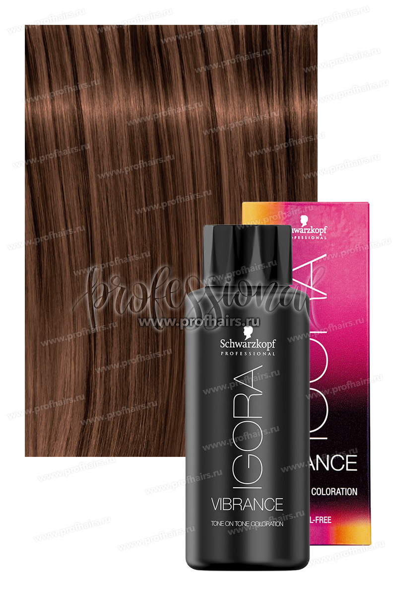 Schwarzkopf Igora Vibrance 6-68 Темный русый шоколадно-красный