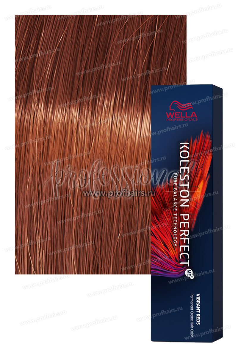 Wella Koleston Vibrant Reds 6/43 Темный блонд красно-золотистый Дикая орхидея 60 мл.