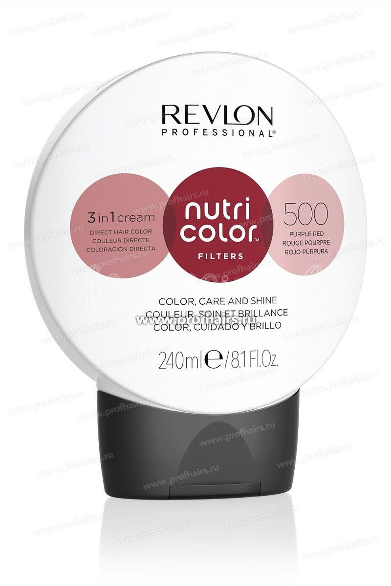 Revlon Nutri Color Filters 500 Фиолетово-красный 240 мл.