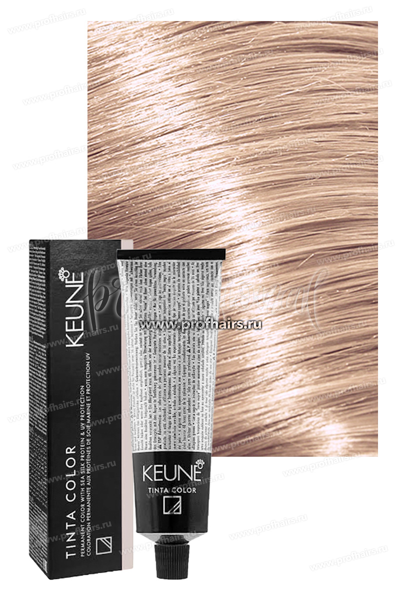 Keune Tinta color Стойкая краска для волос 10.21 Очень-очень светлый блондин жемчужно-пепельный 60 мл.