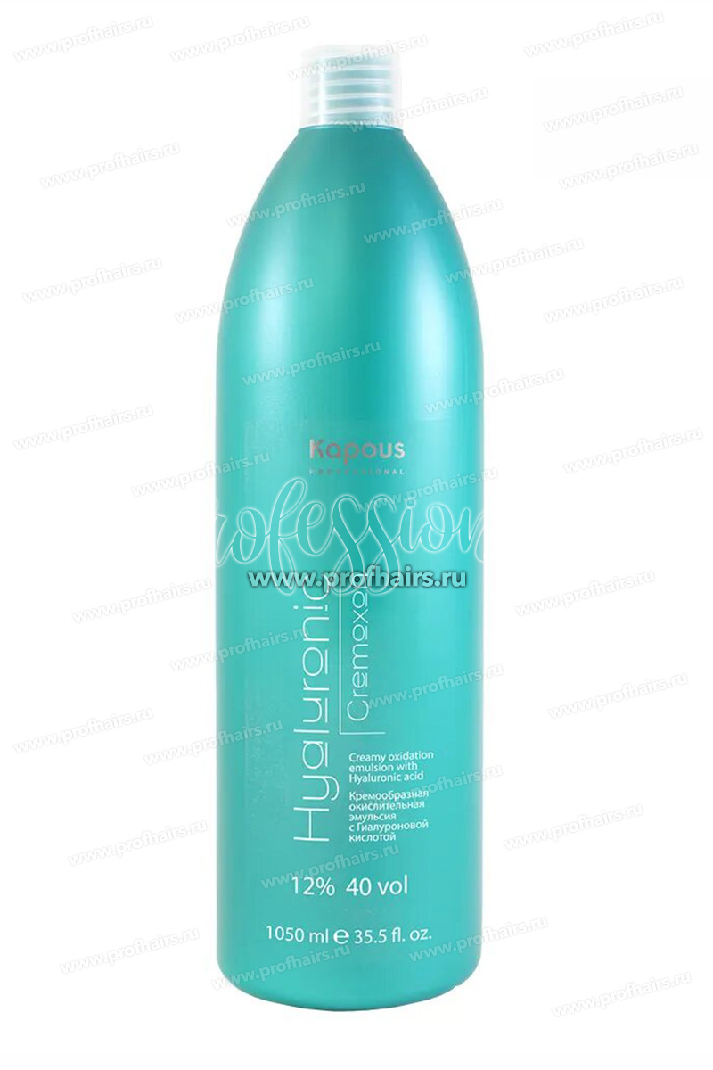 Kapous Hyaluronic Cremoxon 12% Кремообразная окислительная эмульсия с Гиалуроновой кислотой 1050 мл.
